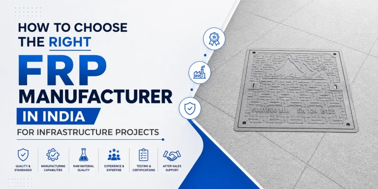 How to Choose the Right FRP Manhole Cover Manufacturer in India for Infrastructure Projects