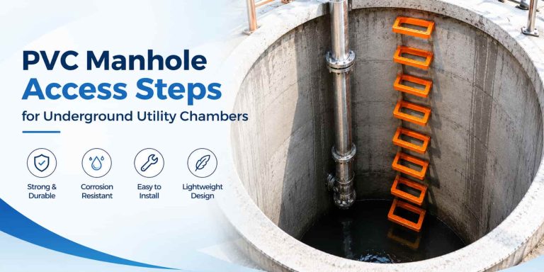 PVC Manhole Access Steps for Underground Utility Chambers